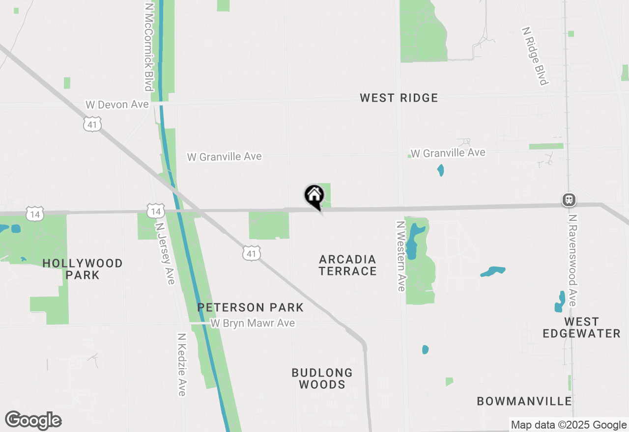 Map of 2707 W Peterson Avenue, Chicago, IL 60659