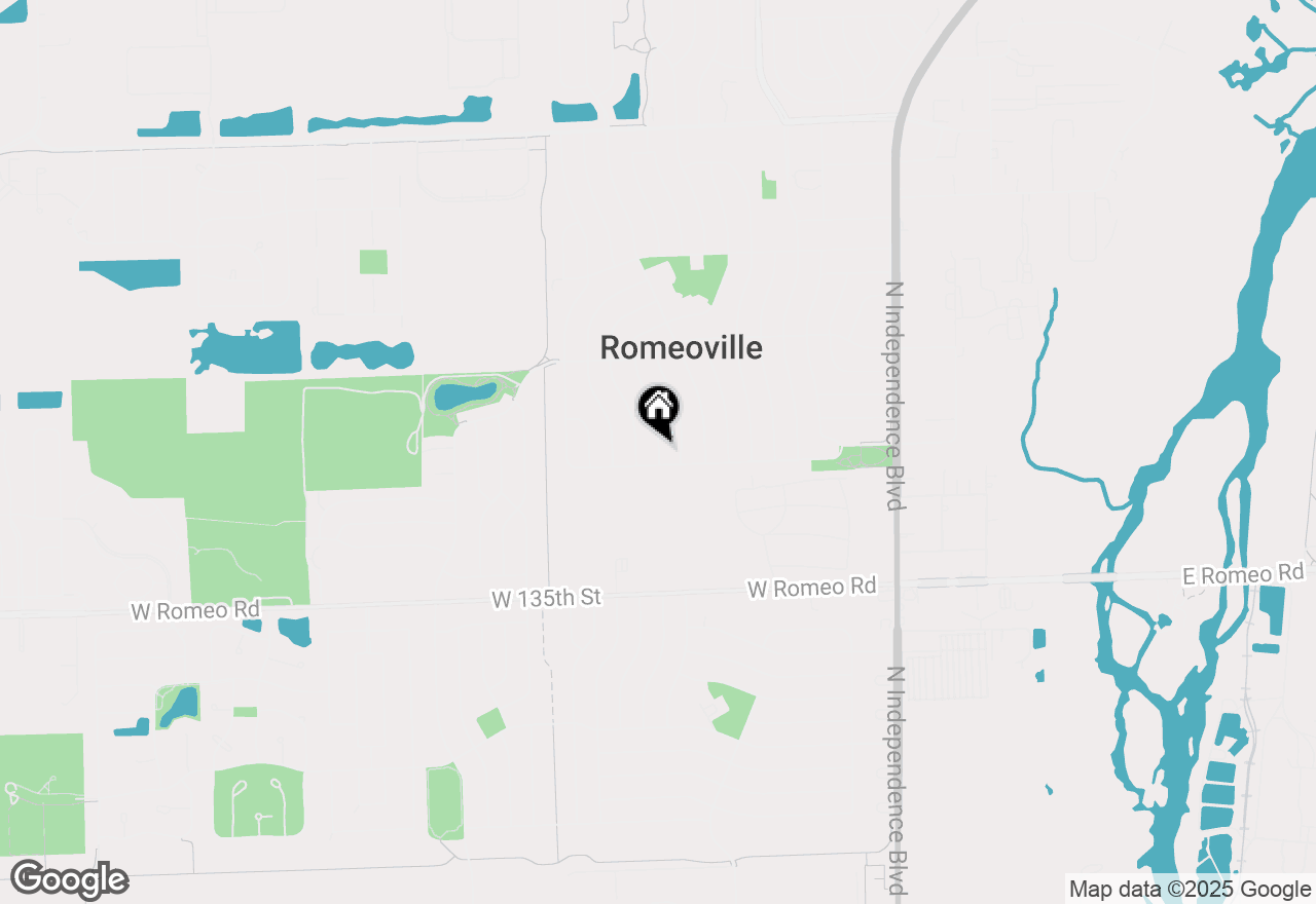 Map of 413 Glen Avenue, Romeoville, IL 60446