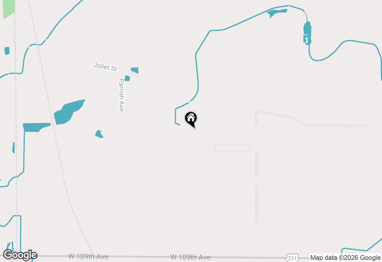Map of 10138 Sentry Drive, St. John, IN 46373