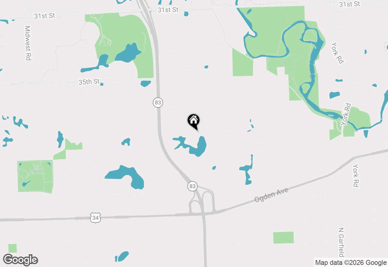 Map of 138 Breakenridge Farm Road, Oak Brook, IL 60523