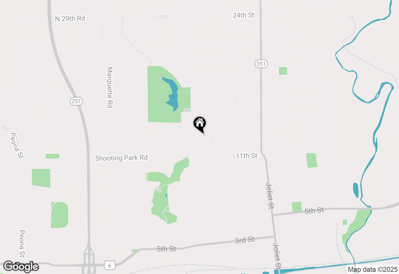 Map of 1249 Creve Coeur Street, Lasalle, IL 61301