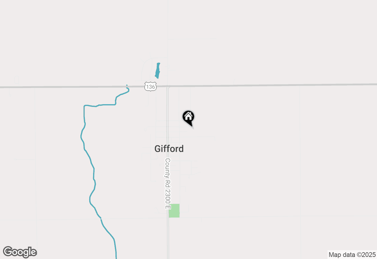 Map of 210 E Plumb Street, Gifford, IL 61847