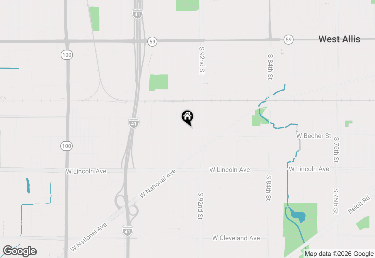 Map of 2046 S 94th St, West Allis, WI 53227