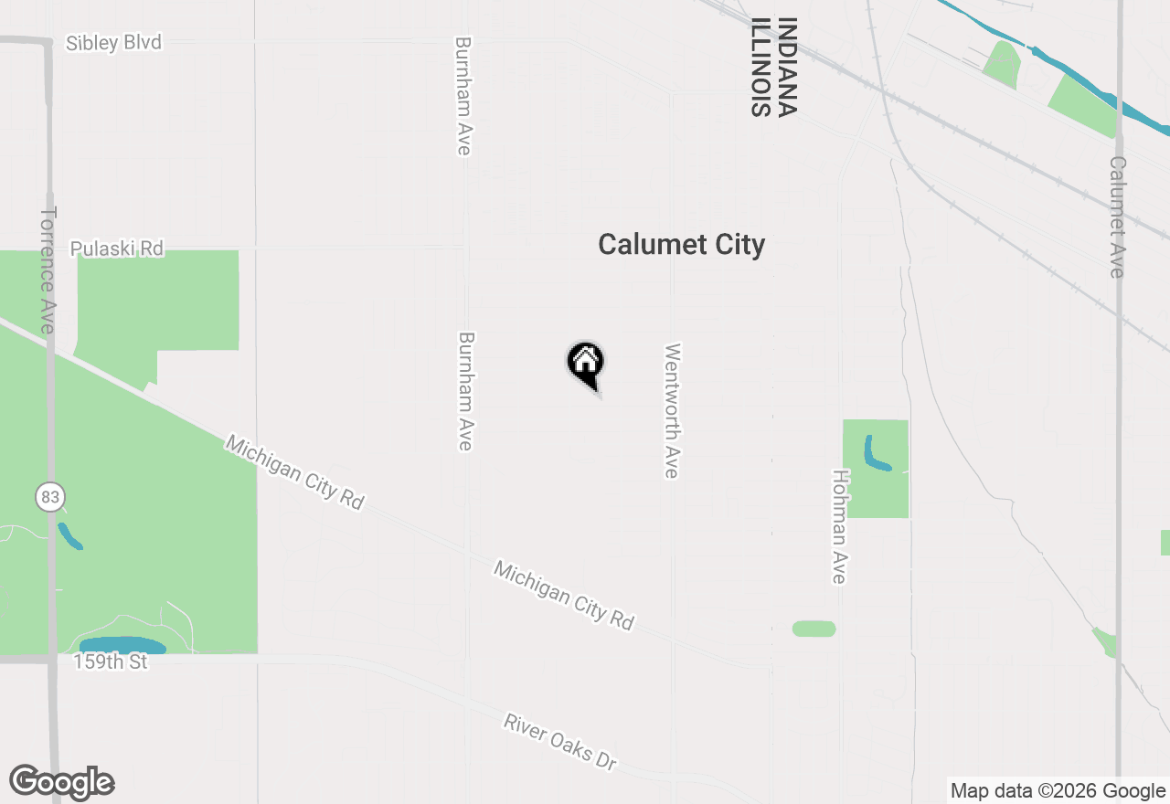 Map of 331 157th Street, Calumet City, IL 60409