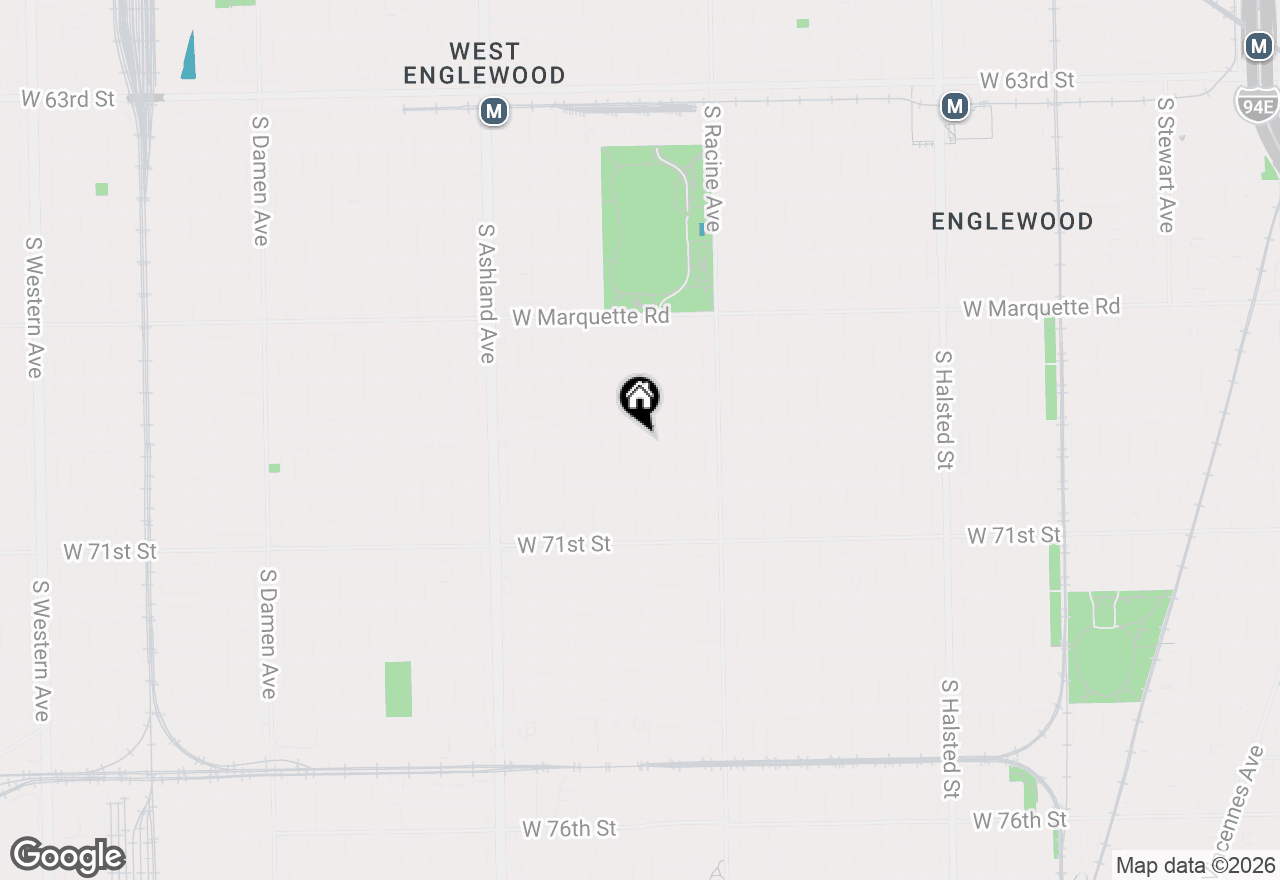 Map of 6909 S Ada Street, Chicago, IL 60636