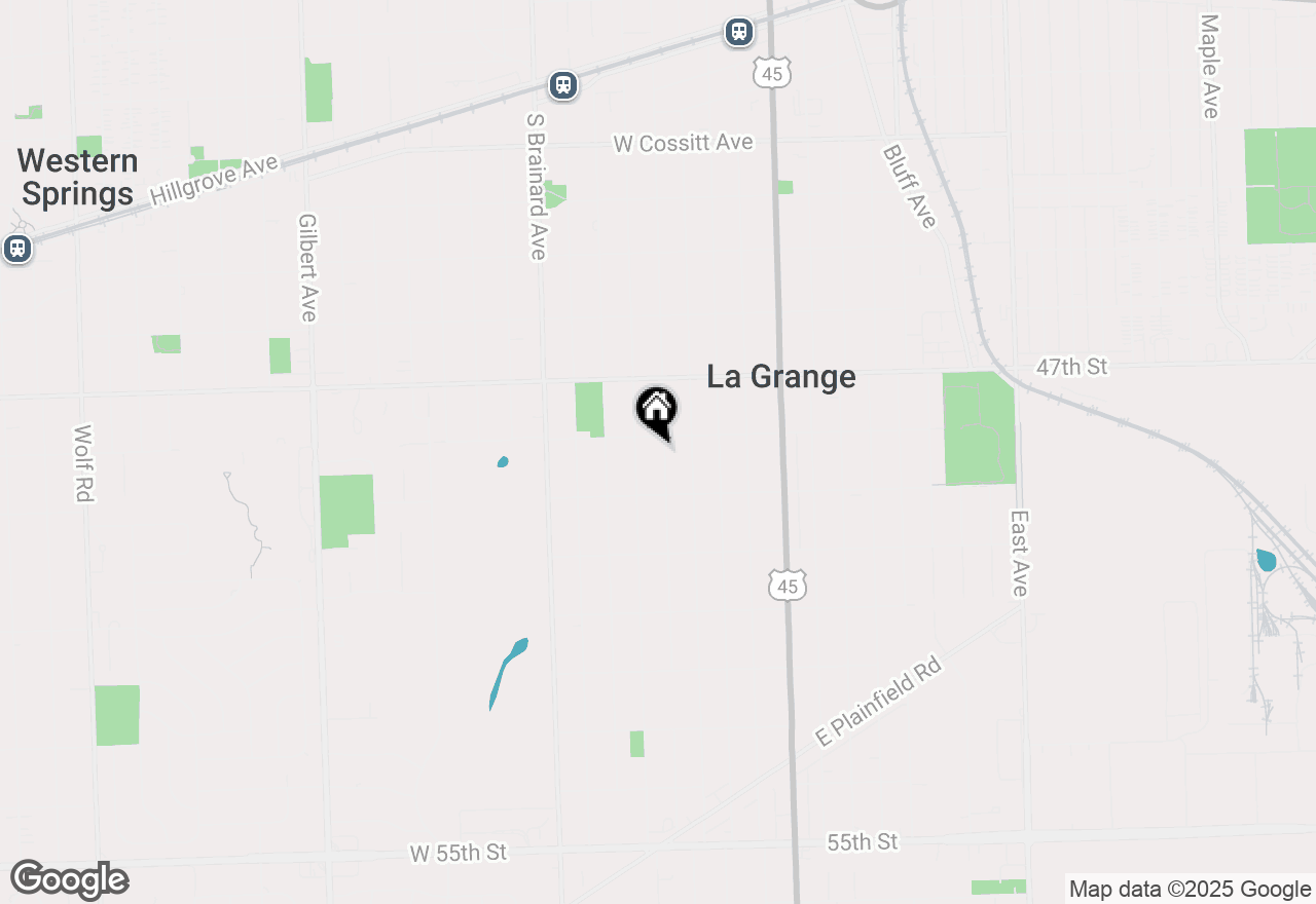 Map of 612 S Kensington Avenue, La Grange, IL 60525