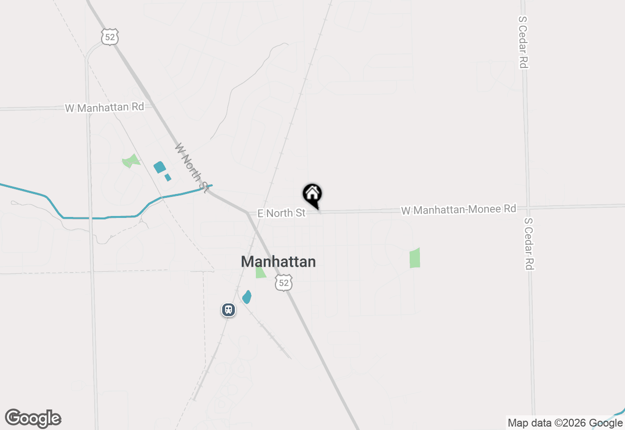 Map of 405 E North Street, Manhattan, IL 60442