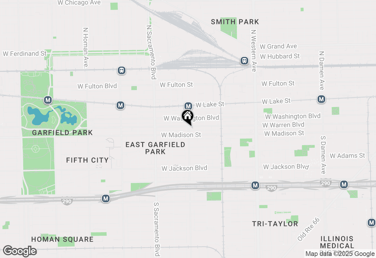 Map of 2801 W Warren Boulevard #2, Chicago, IL 60612