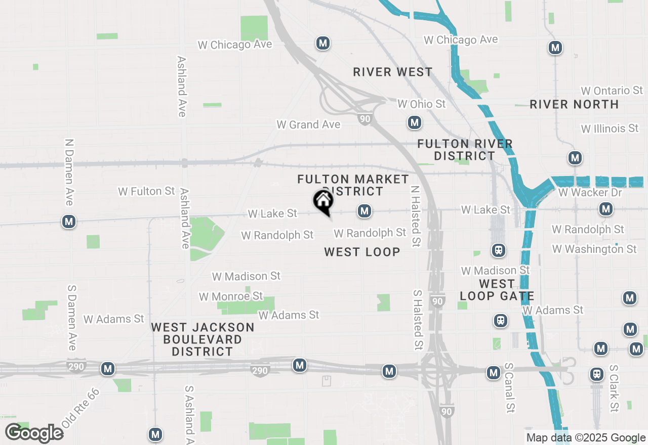 Map of 165 N May Street, Chicago, IL 60607