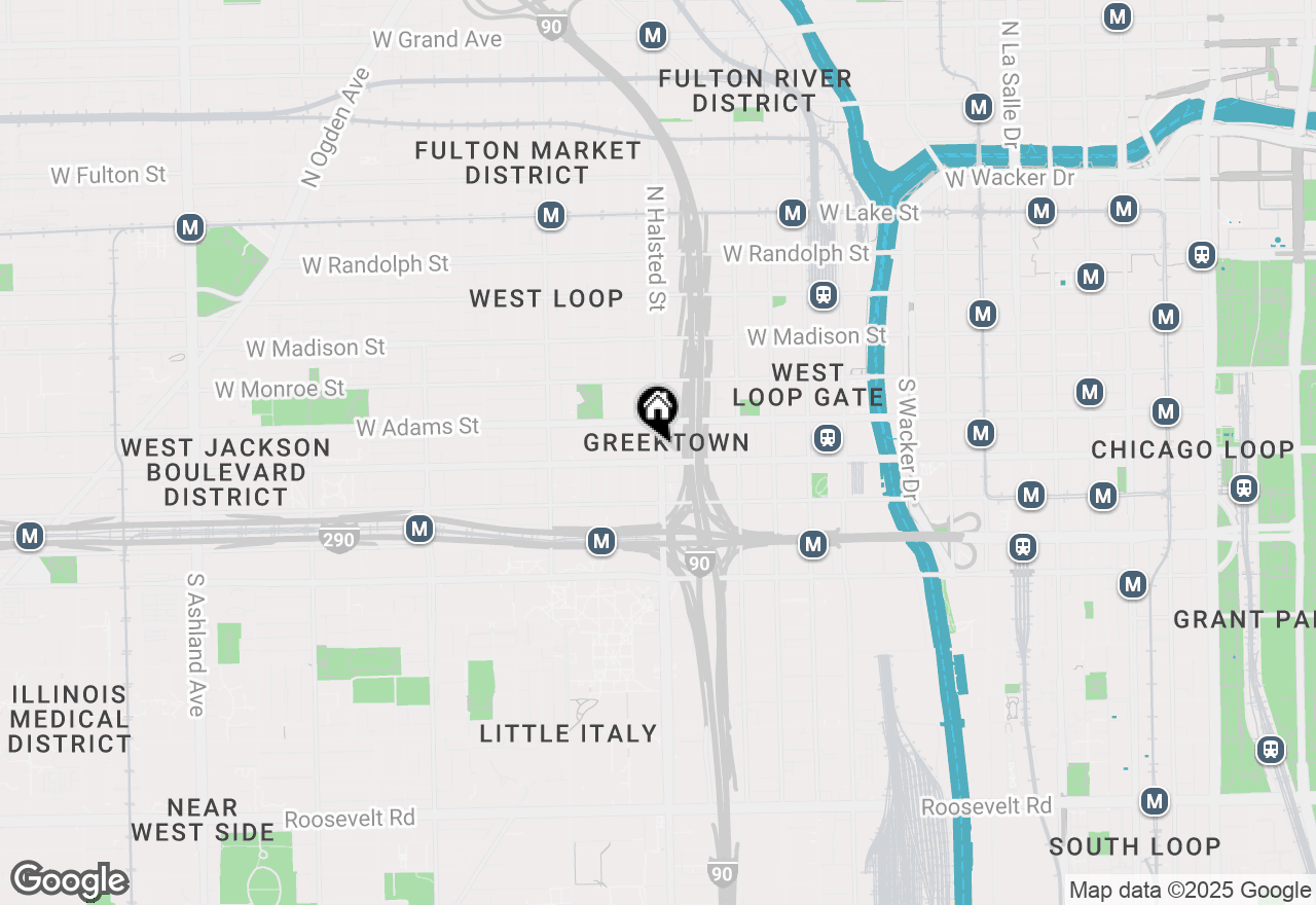 Map of 232 S Halsted Street, Chicago, IL 60661