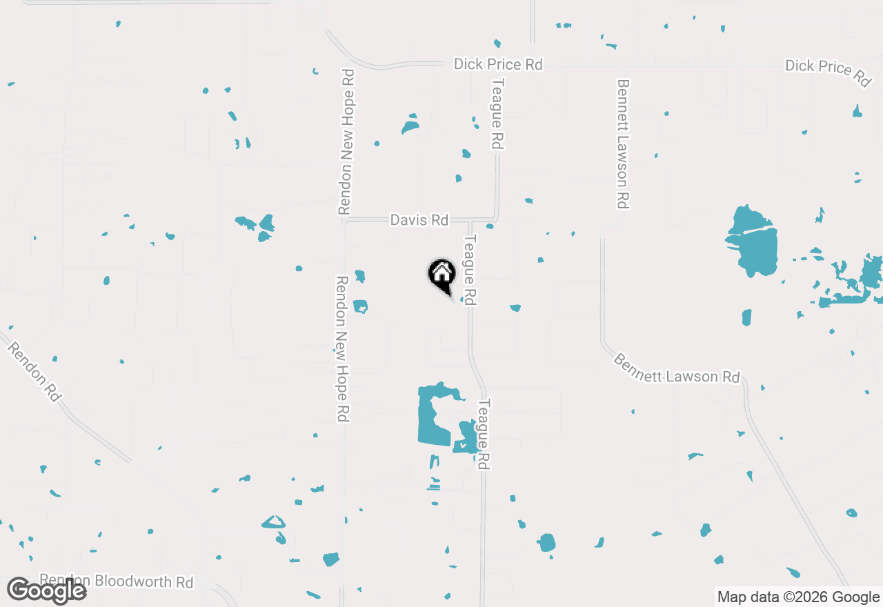 Map of 5825 Grey Wolf Court, Fort Worth, TX 76140