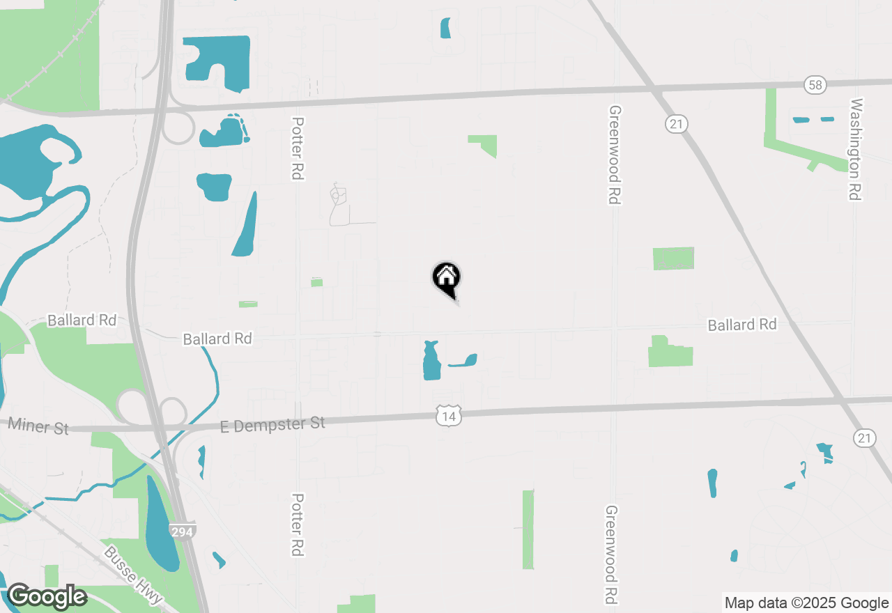 Map of 9002 Senate Drive #2D, Des Plaines, IL 60016