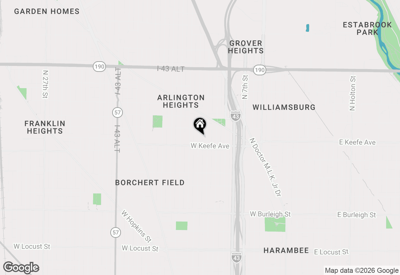 Map of 3534 N 12th St, Milwaukee, WI 53206