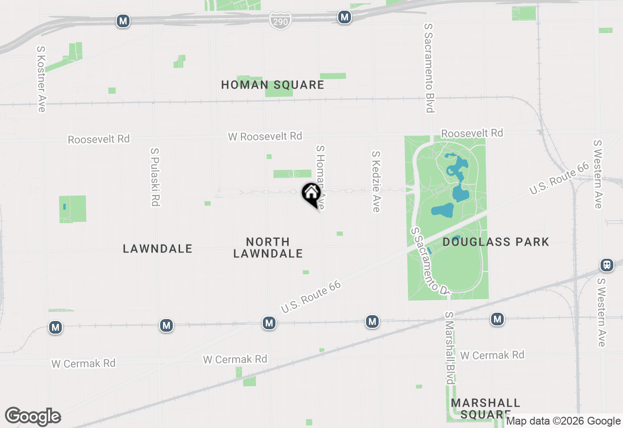 Map of 1443 S Trumbull Avenue, Chicago, IL 60623