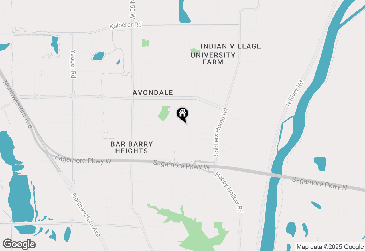 Map of 618 Eden Street, West Lafayette, IN 47906