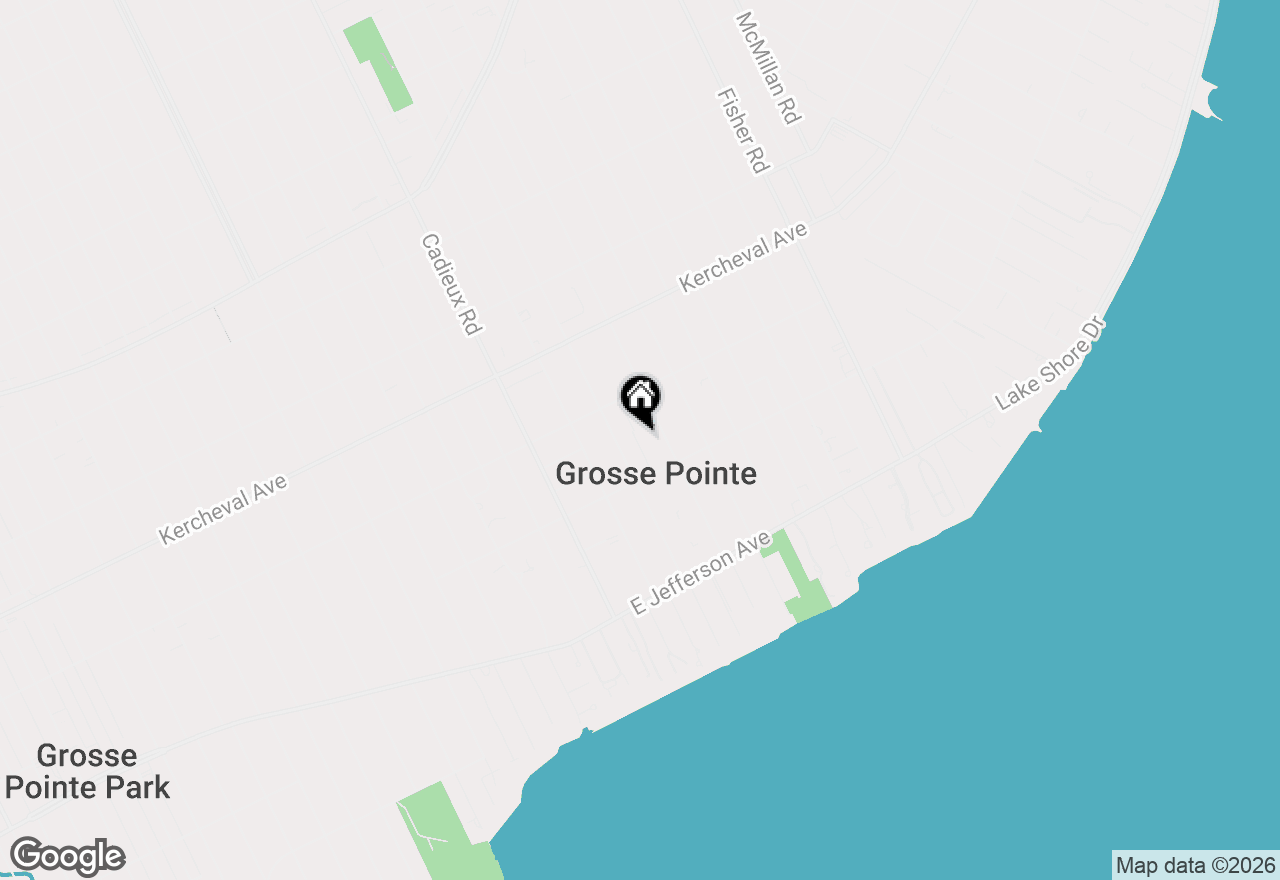 Map of 535 Saint Clair Street, Grosse Pointe, MI 48230