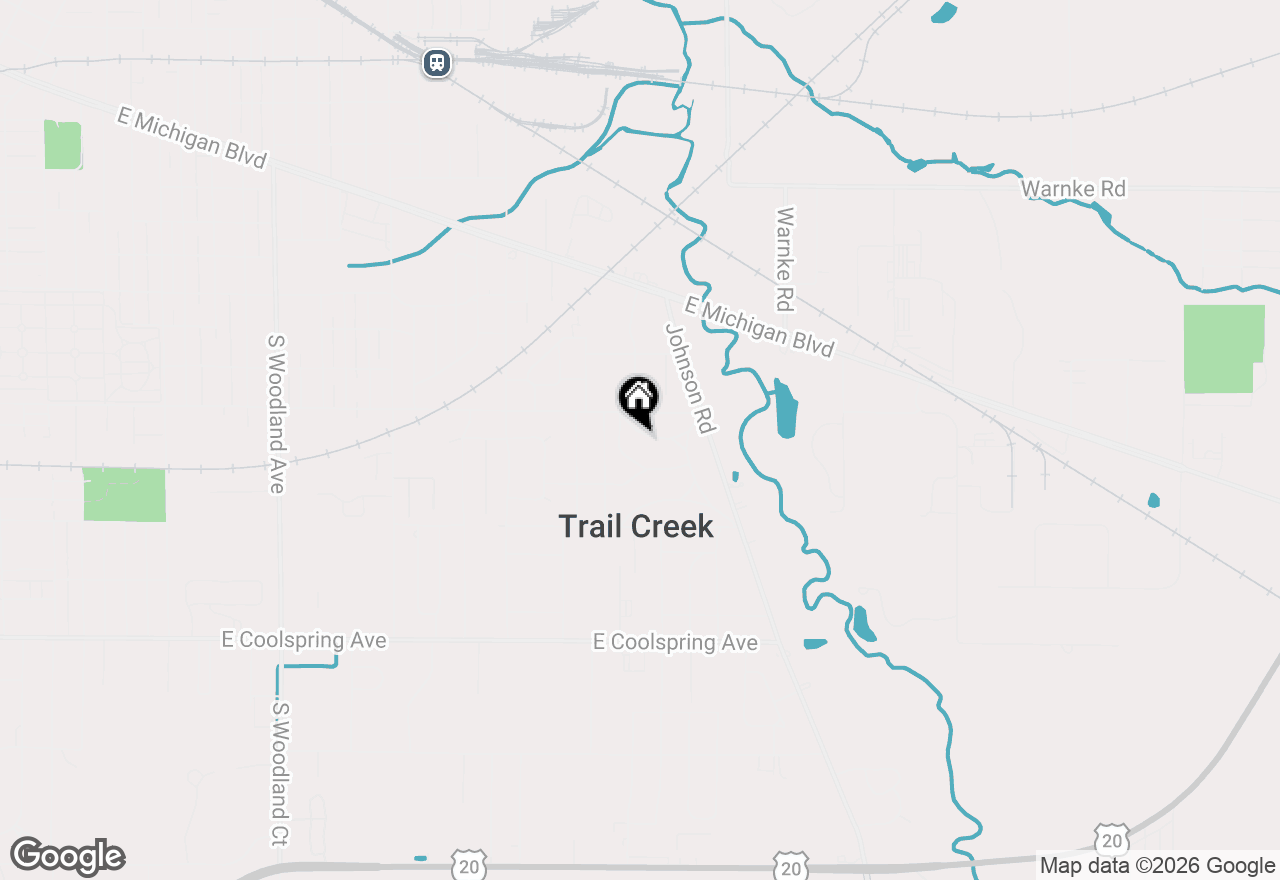 Map of 204 Finch Trail, Trail Creek, IN 46360