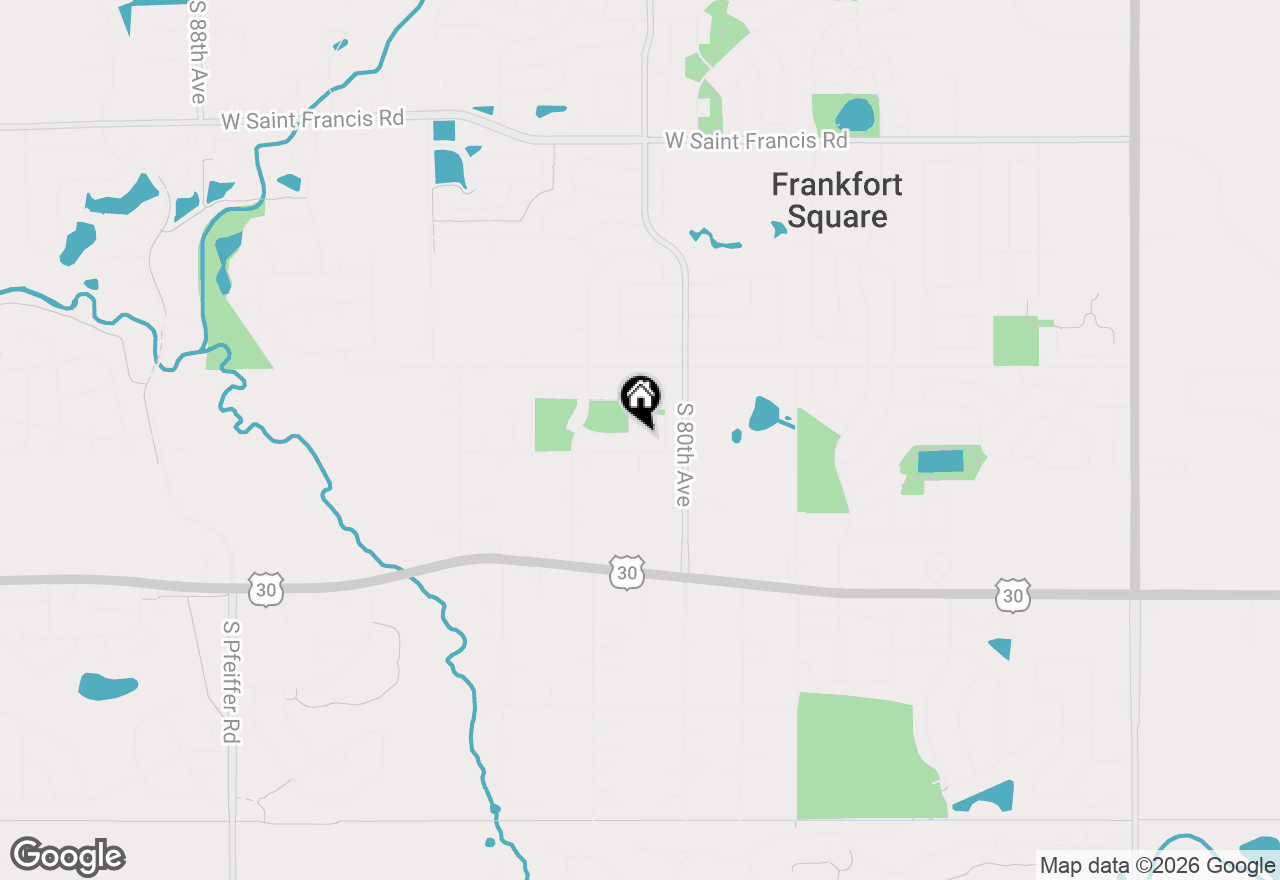 Map of 8057 W Duane Drive, Frankfort, IL 60423