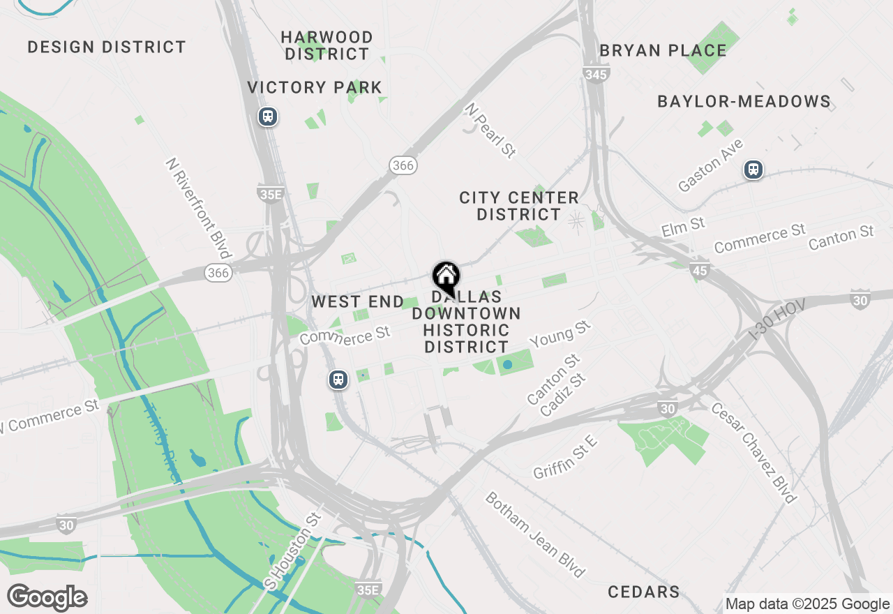 Map of 1200 Main Street #703, Dallas, TX 75202