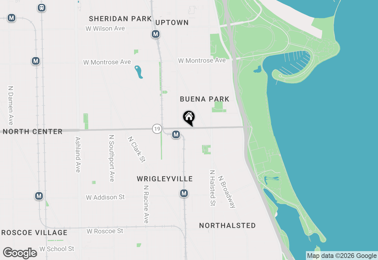 Map of 919 W Irving Park Road #3R, Chicago, IL 60613