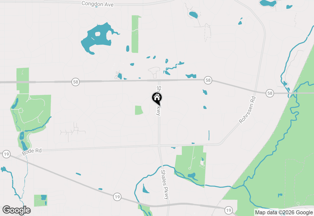 Map of 1375 Borden Drive, Elgin, IL 60120