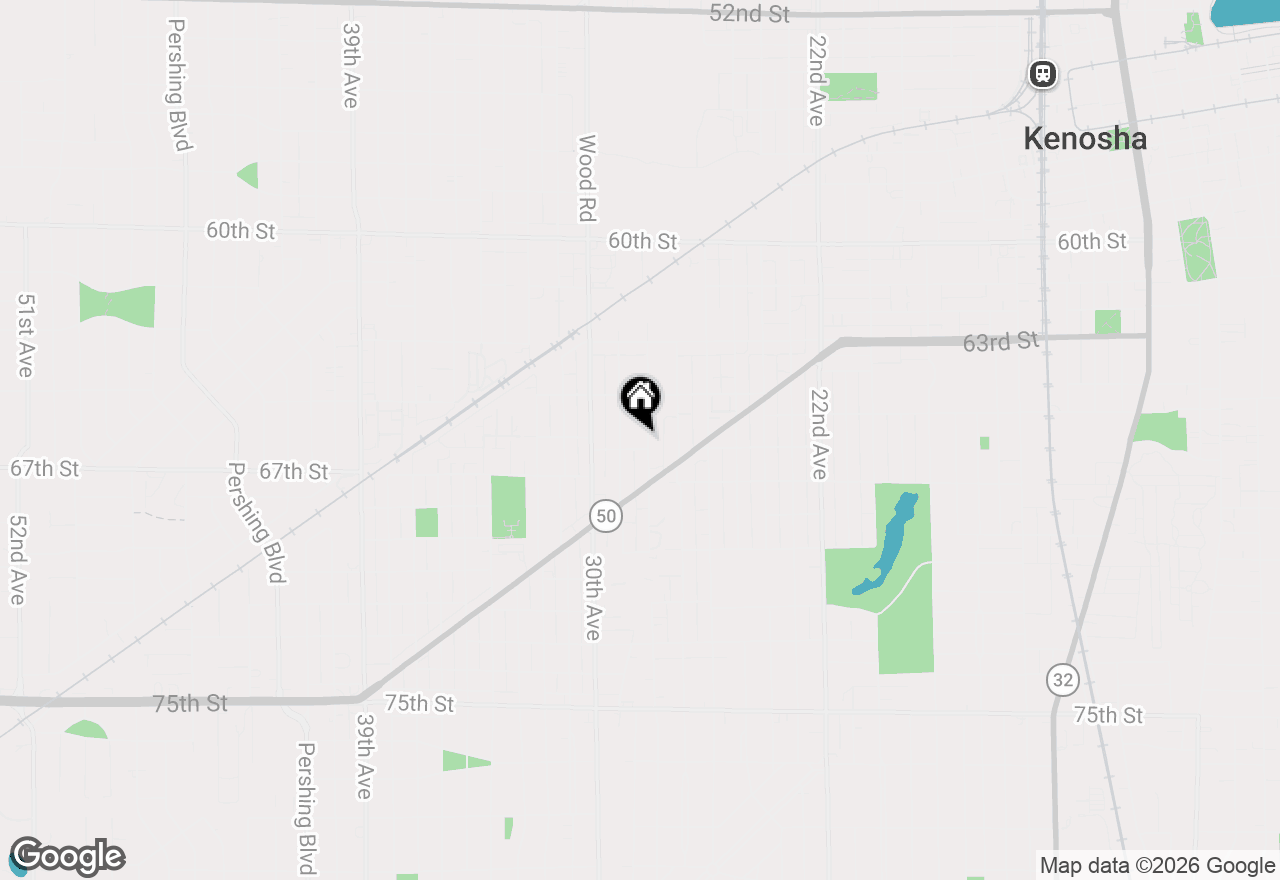 Map of 6522 28th Ave, Kenosha, WI 53143