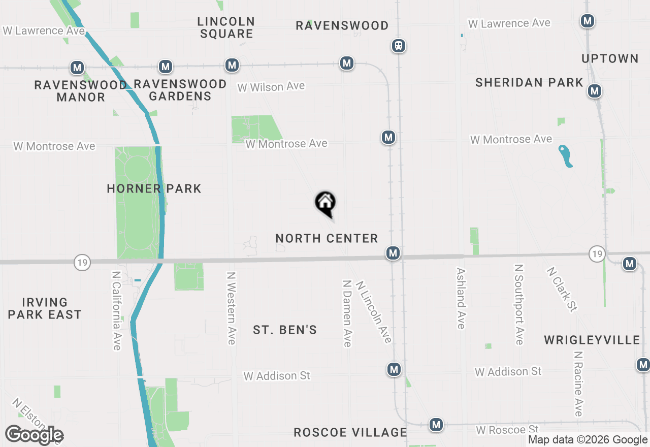 Map of 4114 N Lincoln Avenue #211, Chicago, IL 60618