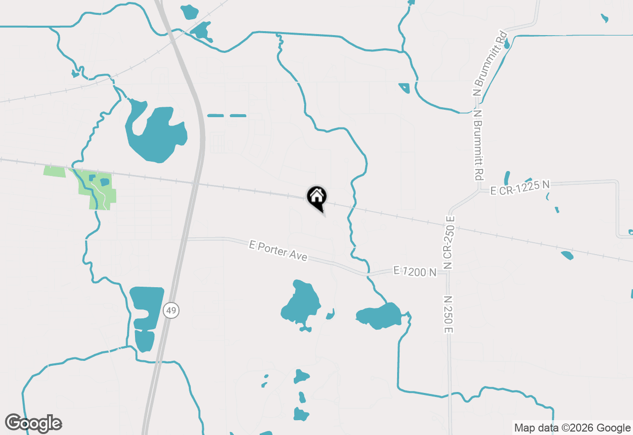 Map of 378 Ballenisle Court, Chesterton, IN 46304