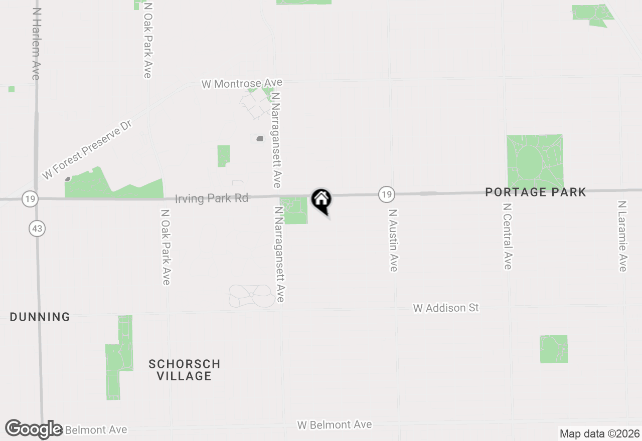 Map of 6232 W Byron Street, Chicago, IL 60634