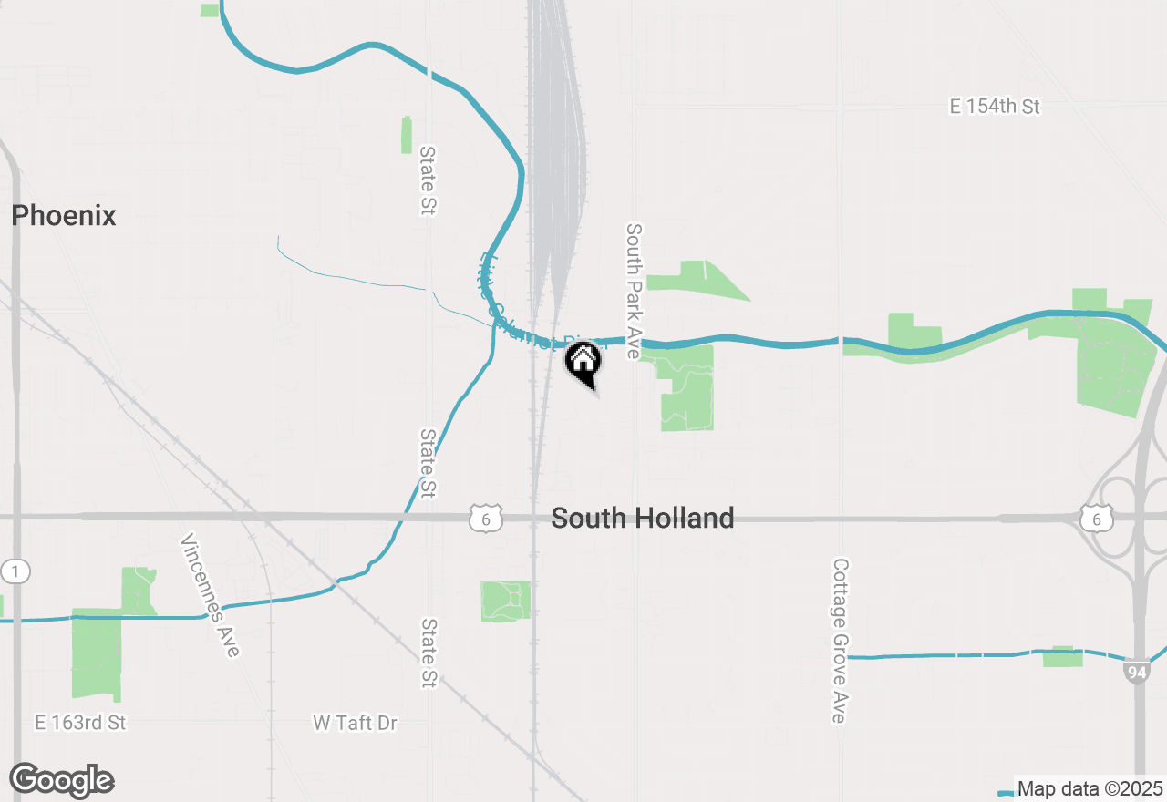 Map of 15959 Wausau, South Holland, IL 60473