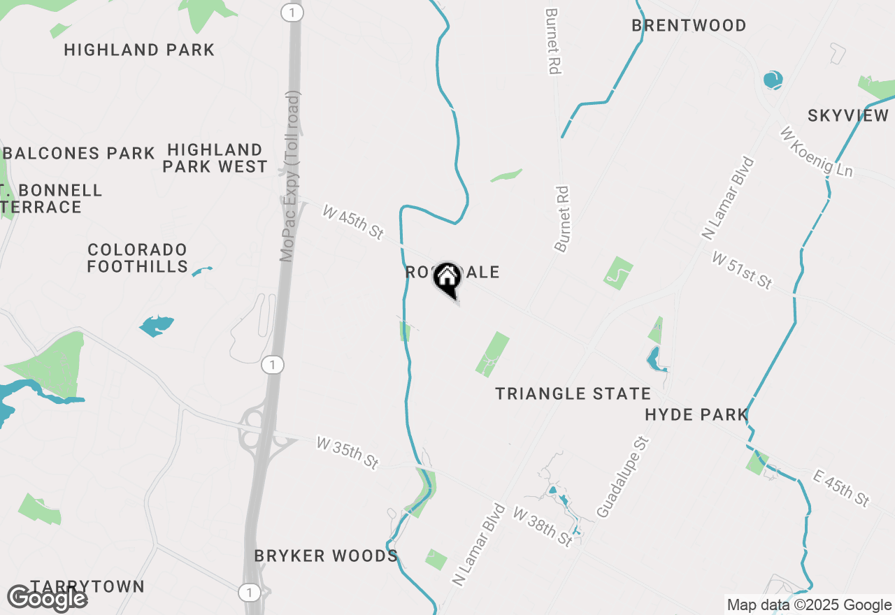 Map of 4312 Shoalwood Ave, Austin, TX 78756