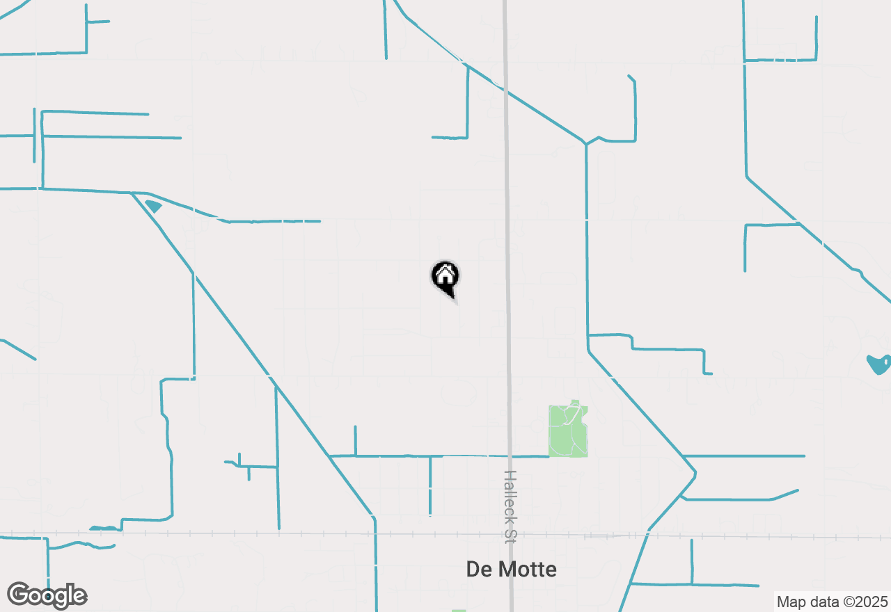Map of 417 Cedar Street Nw, Demotte, IN 46310