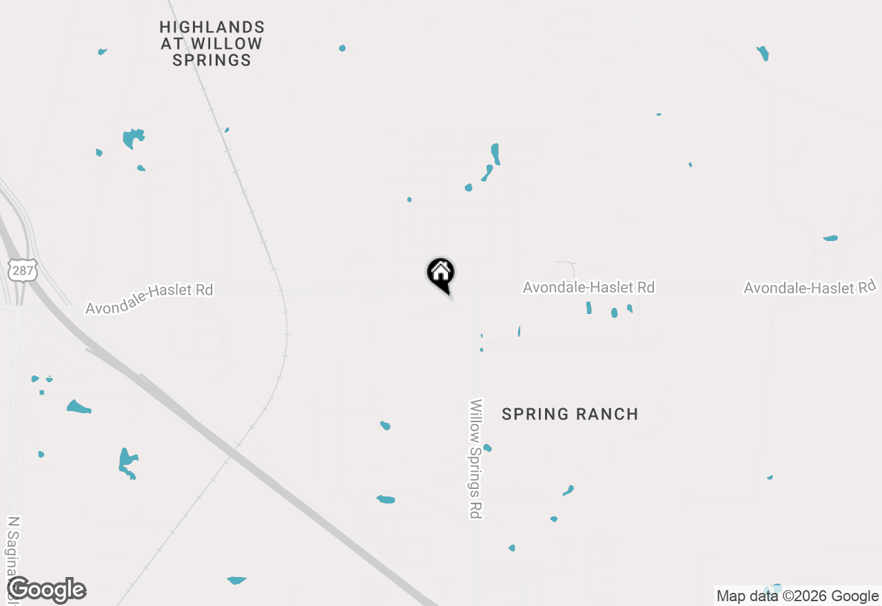 Map of 13101 Willow Tree Court, Fort Worth, TX 76052