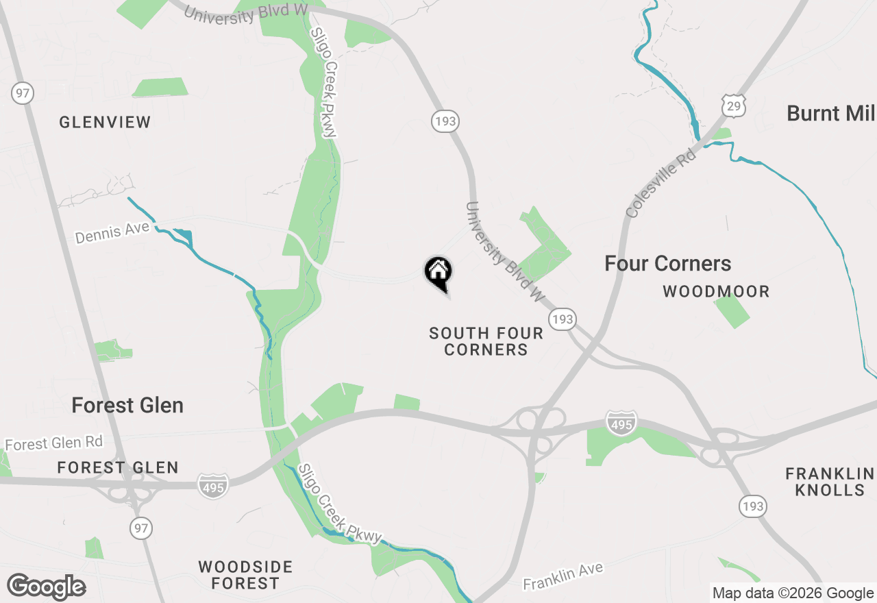 Map of 10110 Dallas Avenue, Silver Spring, MD 20901