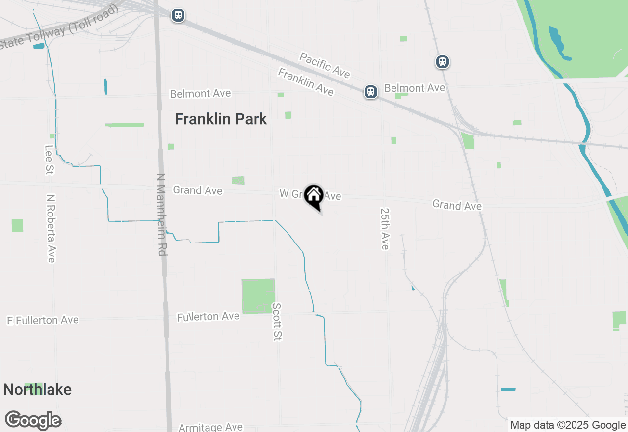 Map of 2718 Elder Lane, Franklin Park, IL 60131