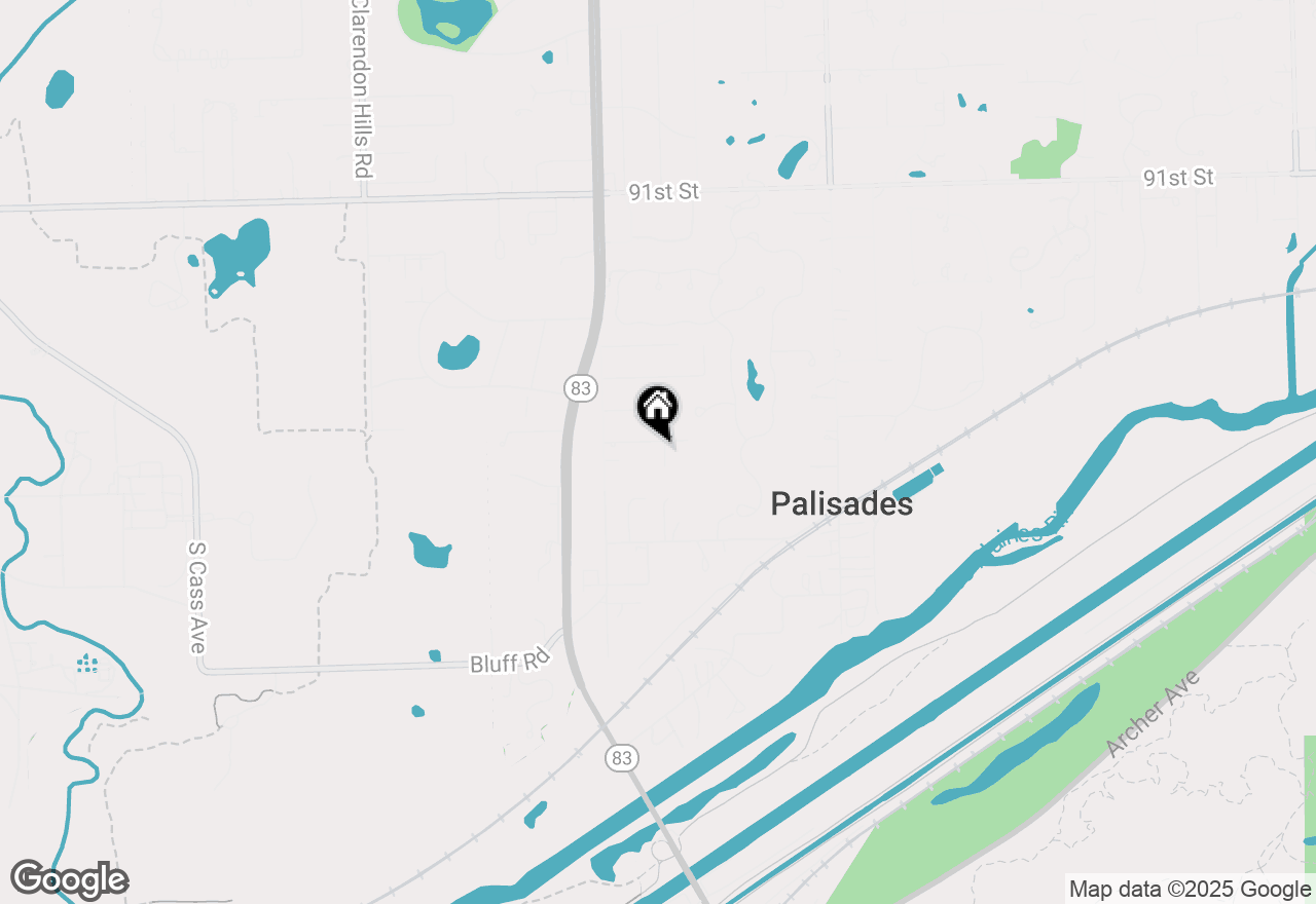 Map of 16W307 95th Place, Burr Ridge, IL 60527