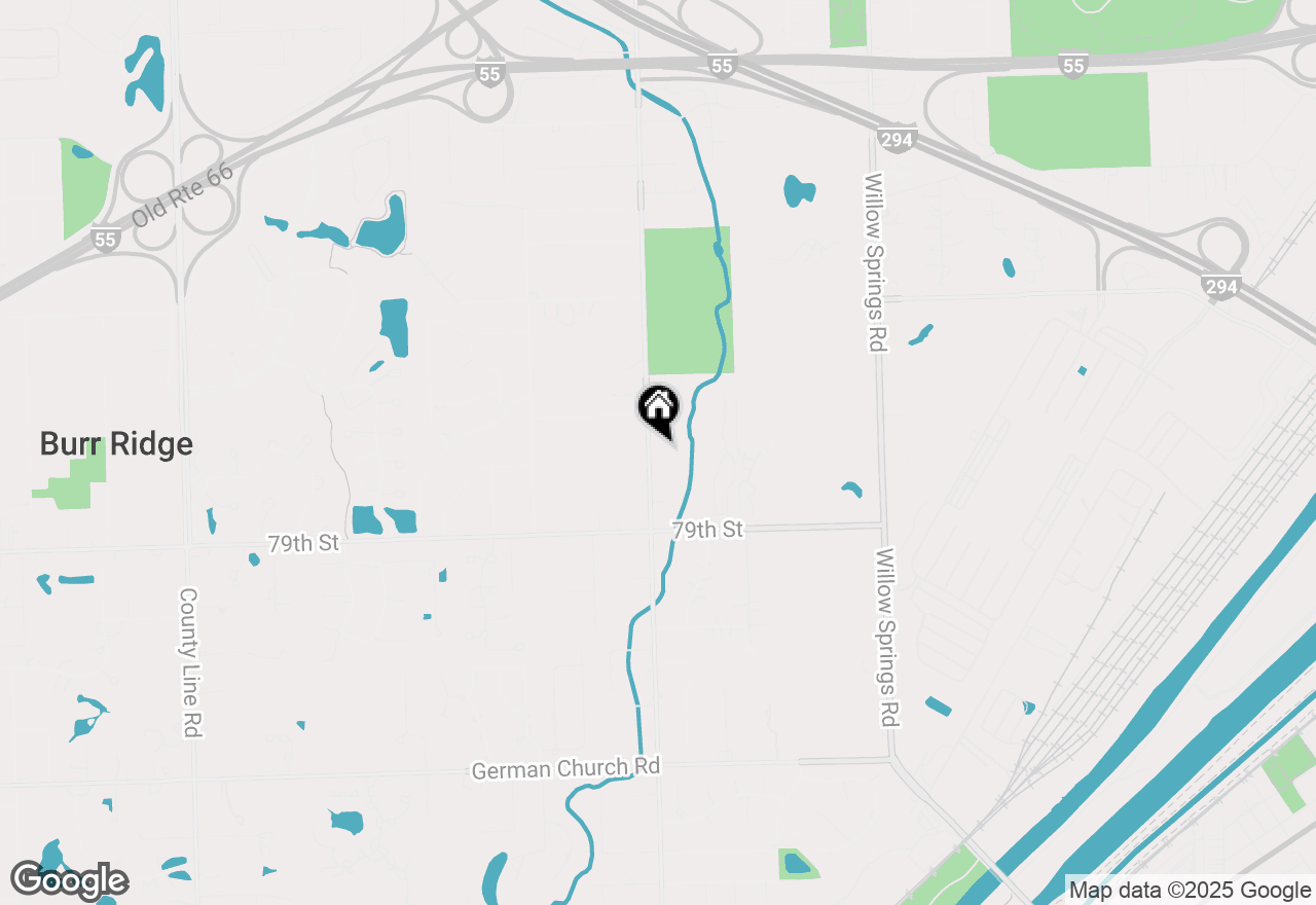 Map of 7755 Wolf Road, La Grange, IL 60525