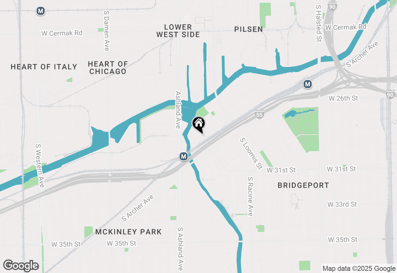 Map of 2833 S Broad Street, Chicago, IL 60608