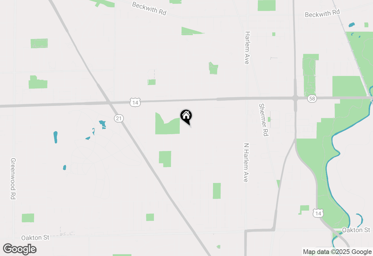 Map of 8616 N Oleander Avenue, Niles, IL 60714