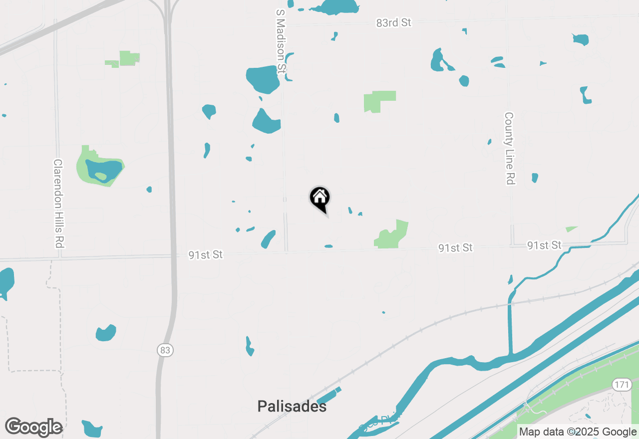 Map of 15W740 90th Street, Burr Ridge, IL 60527