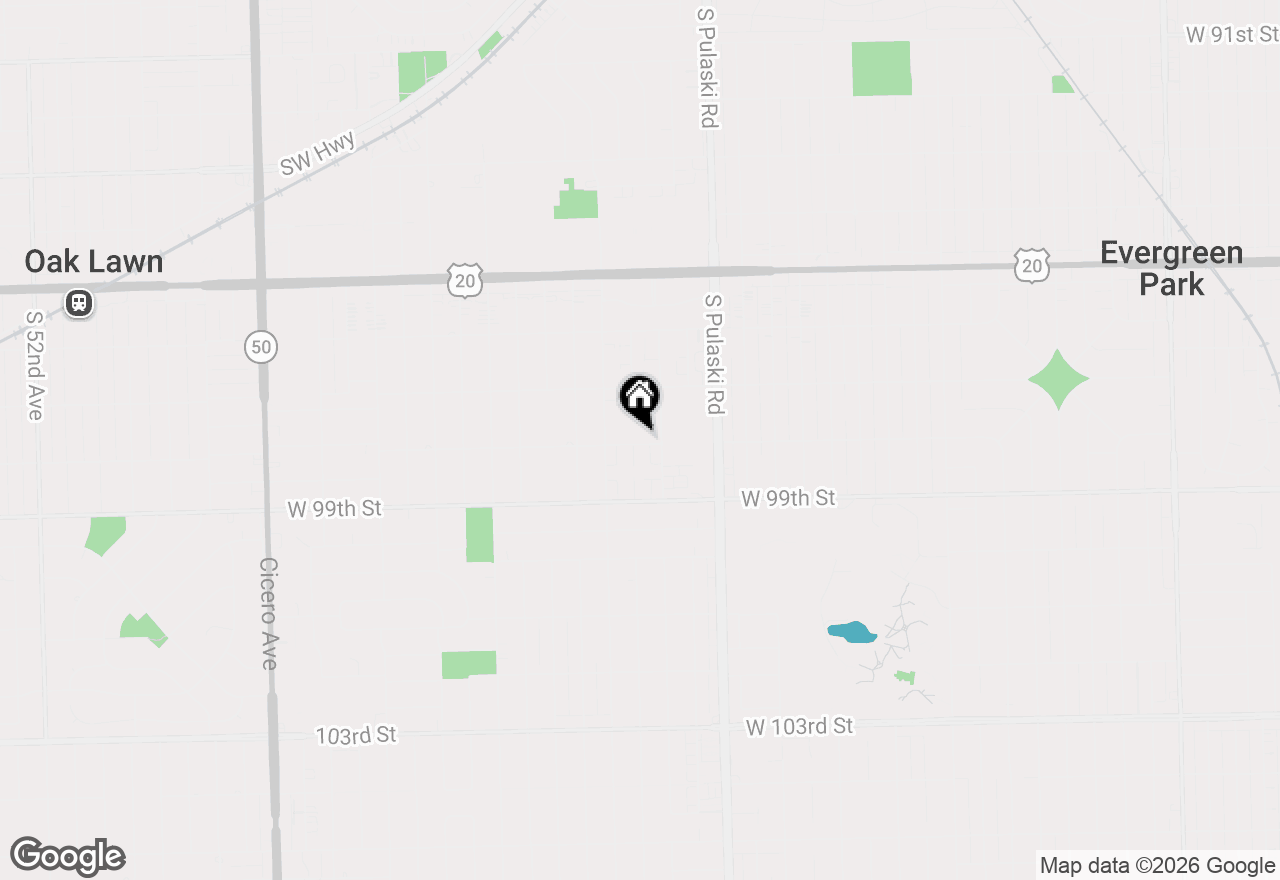 Map of 4112 W 98th Street #203, Oak Lawn, IL 60453
