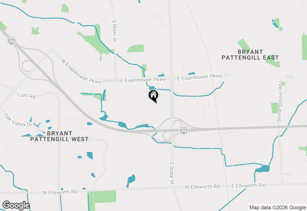 Map of 920 Briarwood Circle #TWO BEDROOM, Ann Arbor, MI 48108