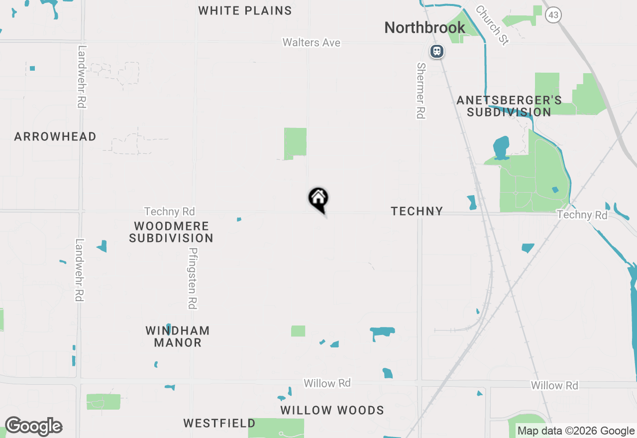Map of 2005 Mallard Drive, Northbrook, IL 60062