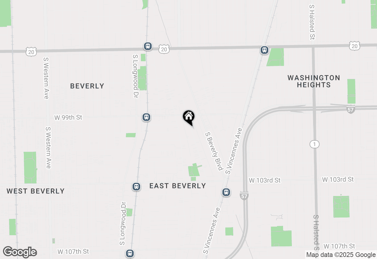 Map of 9952 S Charles Street, Chicago, IL 60643