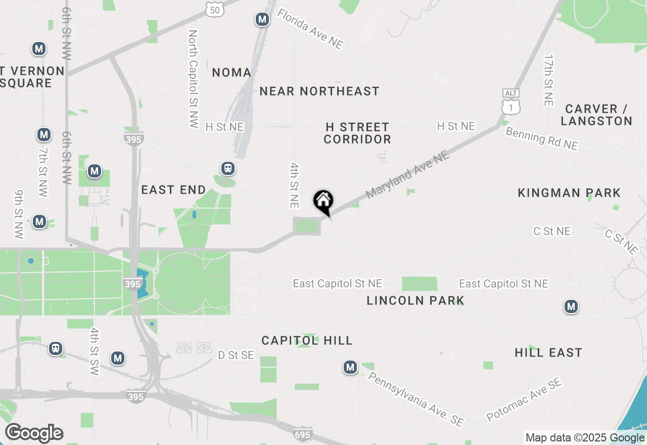 Map of 609 Maryland Avenue Ne #4, Washington, DC 20002