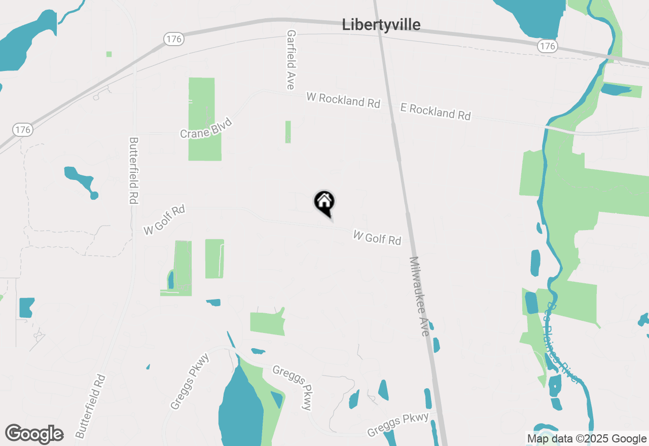 Map of 747 Garfield Avenue #C, Libertyville, IL 60048