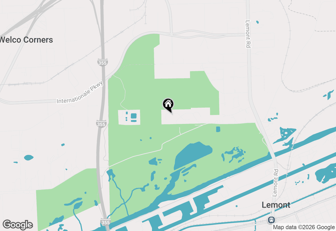 Map of 1523 Linden Circle, Lemont, IL 60439