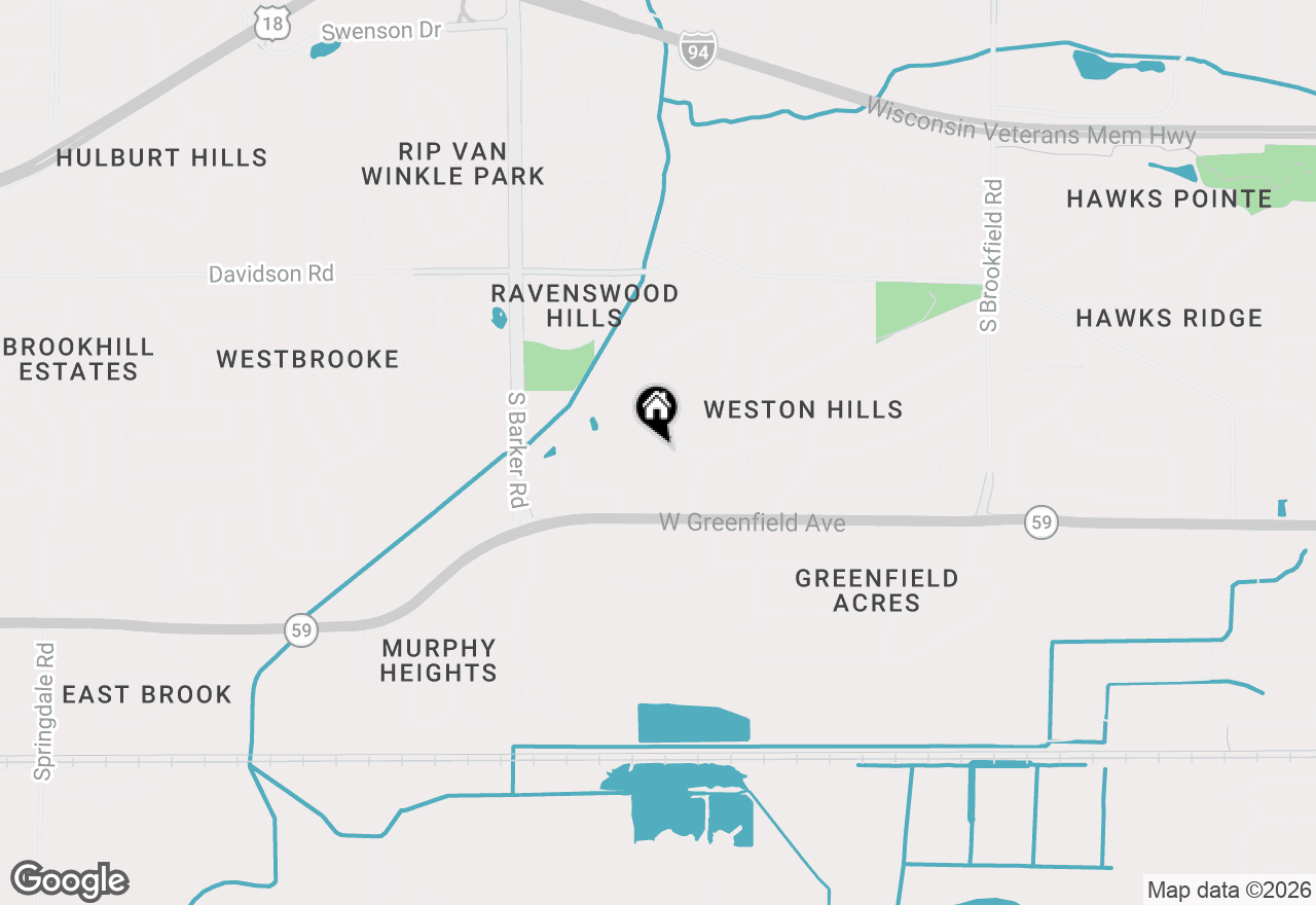 Map of 19930 Keswick Ct, Brookfield, WI 53045