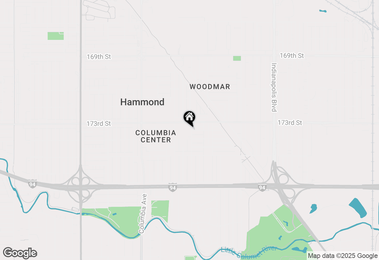 Map of 7324 Walnut Avenue, Hammond, IN 46324