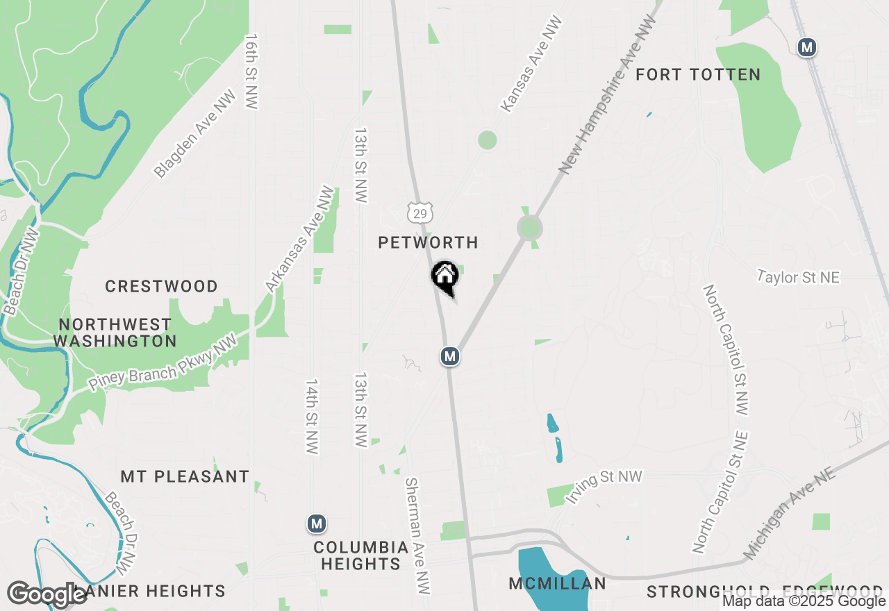 Map of 3925 Georgia Avenue Nw #3, Washington, DC 20011